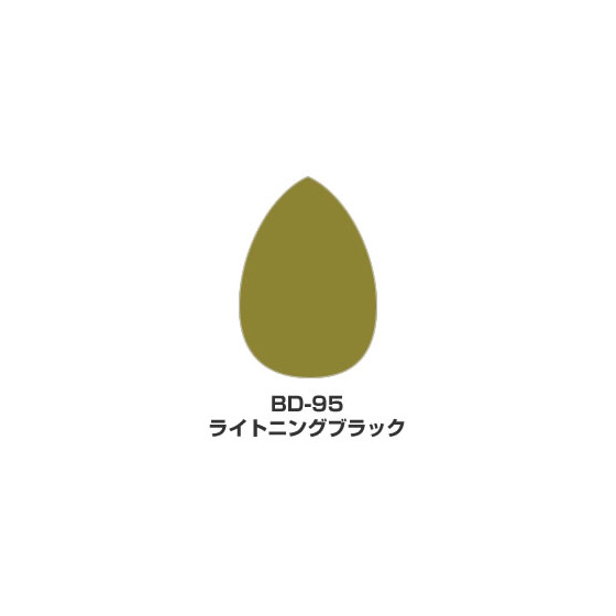 ツキネコ/ブリリアンス・デュードロップ単色/  BD-95/ライトニングブラック