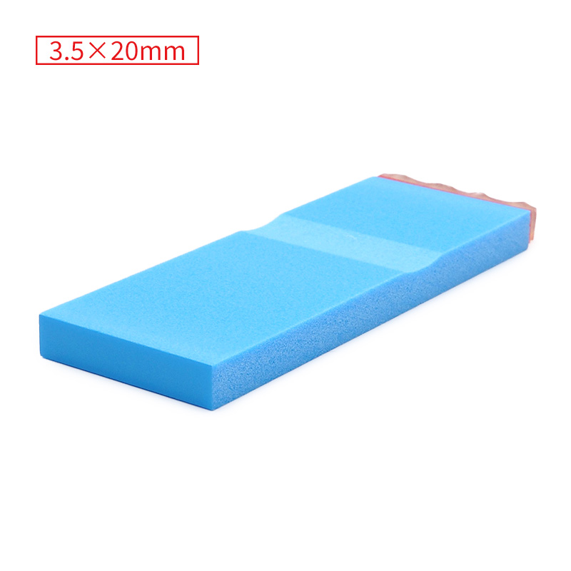 データ入稿 カラー台木ゴム印 3.5×20mm