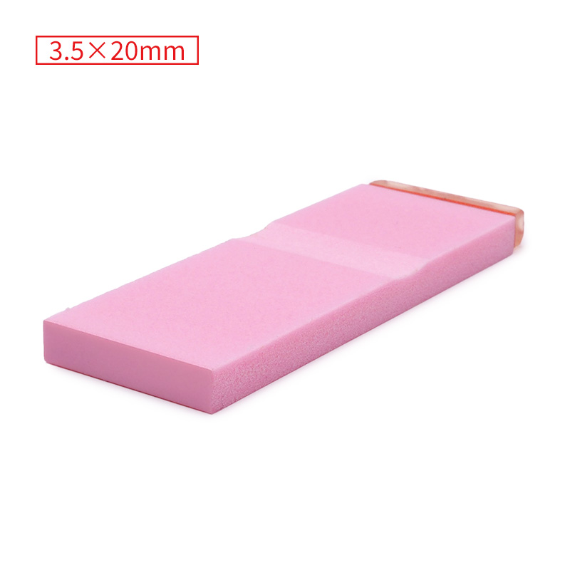 データ入稿 カラー台木ゴム印 3.5×20mm