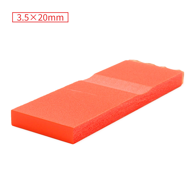 データ入稿 カラー台木ゴム印 3.5×20mm