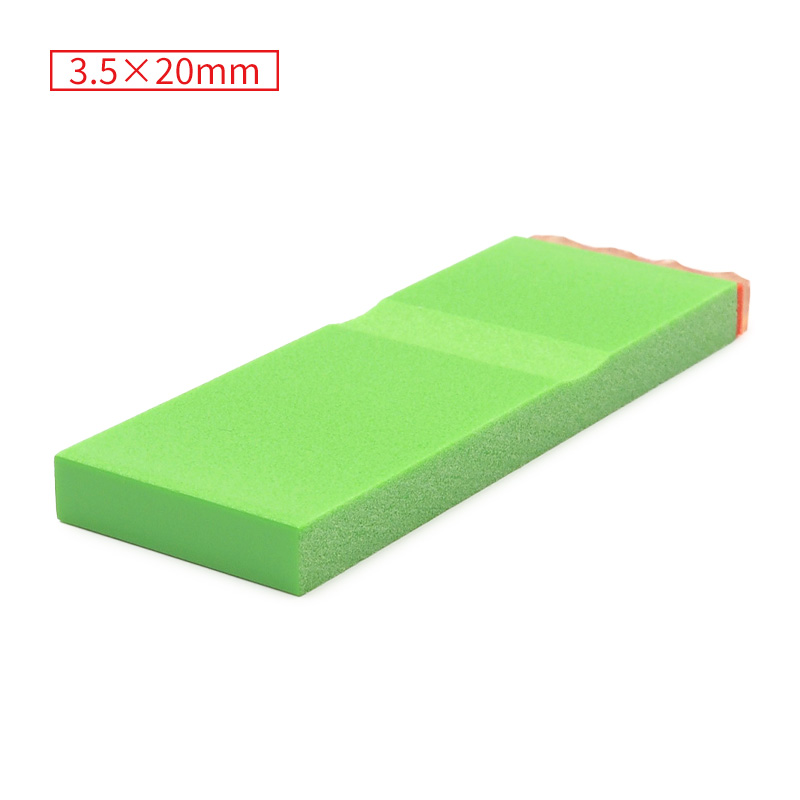 データ入稿 カラー台木ゴム印 3.5×20mm