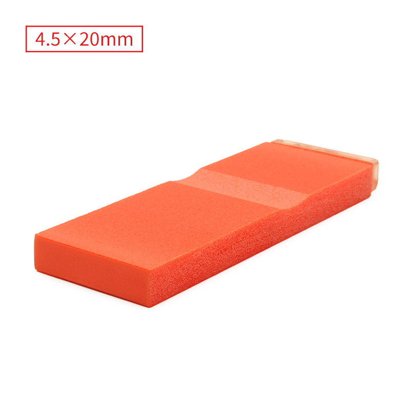 データ入稿 カラー台木ゴム印 4.5×20mm