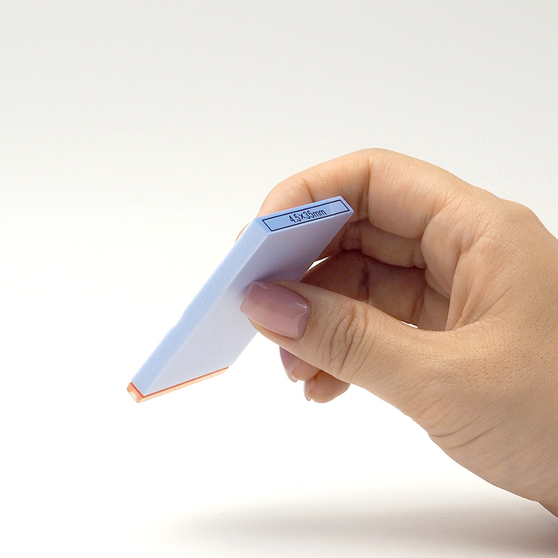 データ入稿 カラー台木ゴム印 4.5×35mm