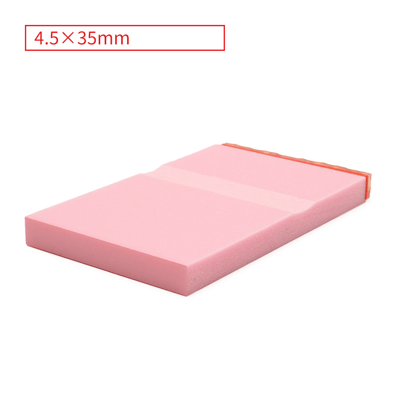 データ入稿 カラー台木ゴム印 4.5×35mm