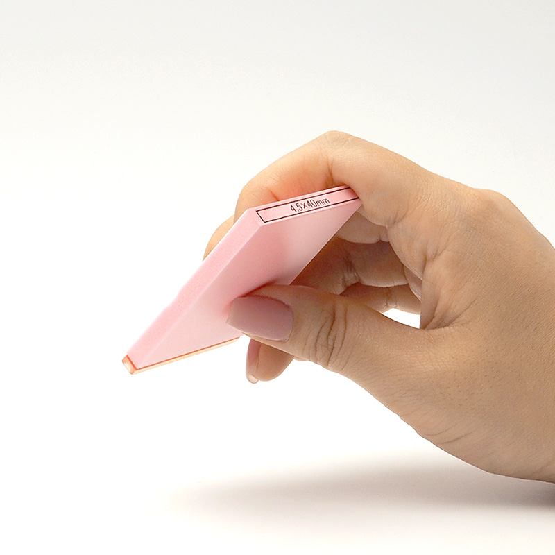 データ入稿 カラー台木ゴム印 4.5×40mm