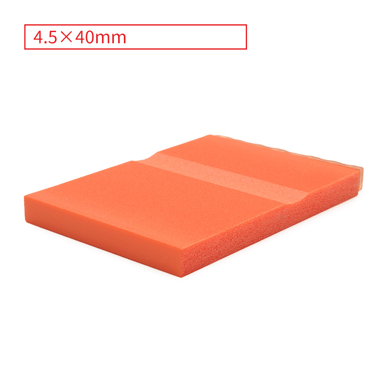 データ入稿 カラー台木ゴム印 4.5×40mm