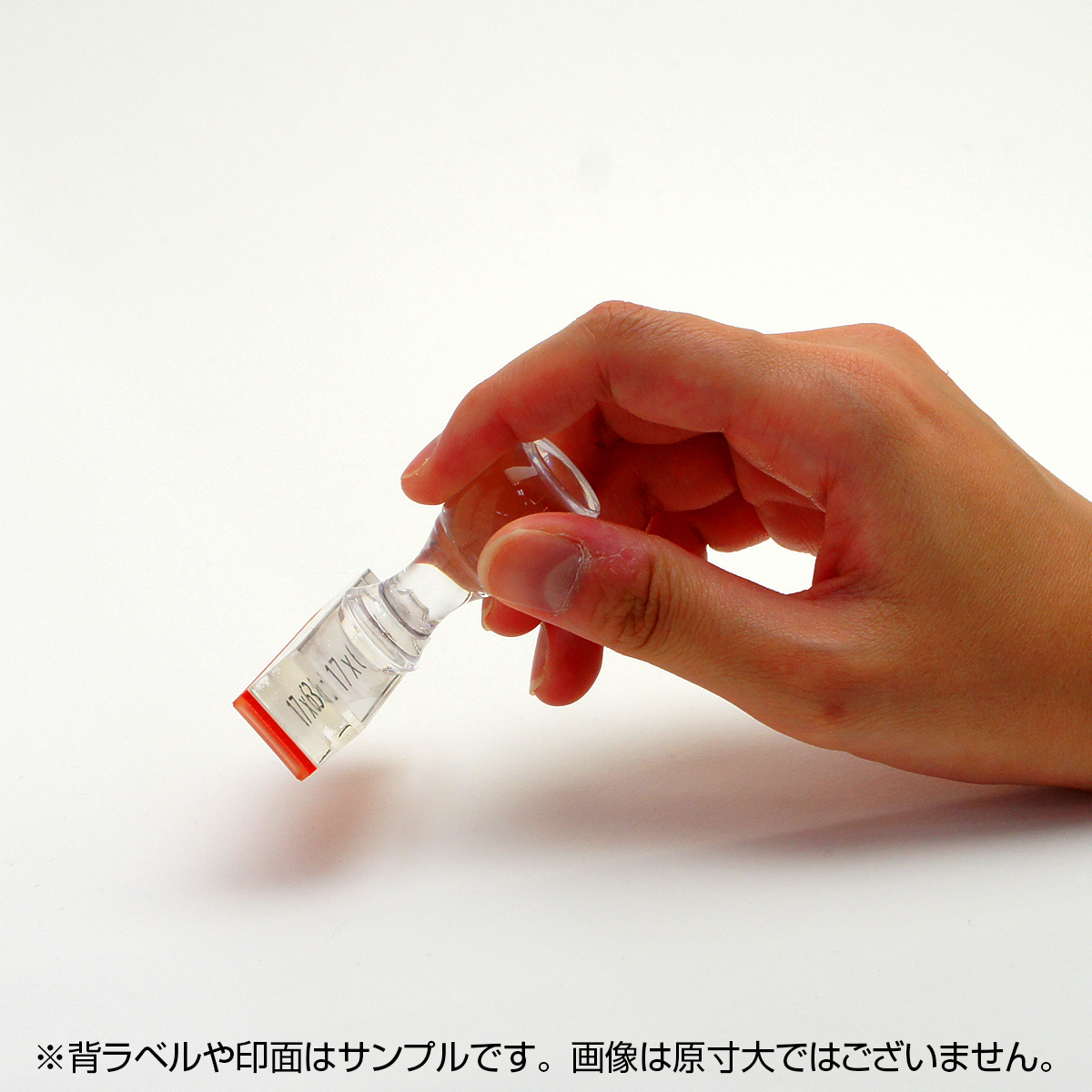 一般用途[感光樹脂]  データ入稿 アクリル・プラ台ゴム印 17×63mm