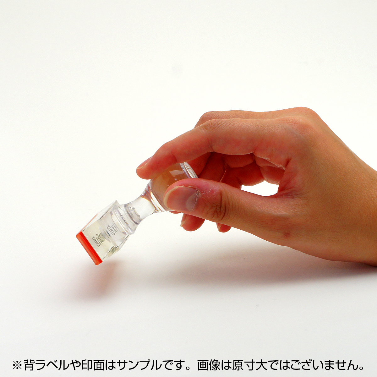 一般用途[感光樹脂]  データ入稿 アクリル・プラ台ゴム印 18×60mm