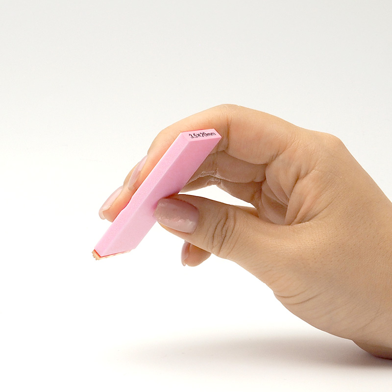 テキスト入稿 カラー台木ゴム印 3.5×20mm