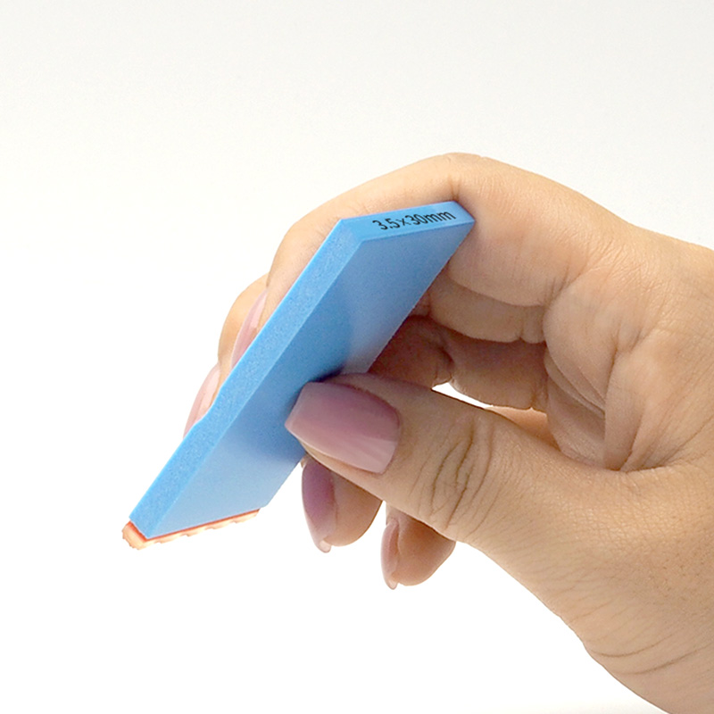 テキスト入稿 カラー台木ゴム印 3.5×30mm