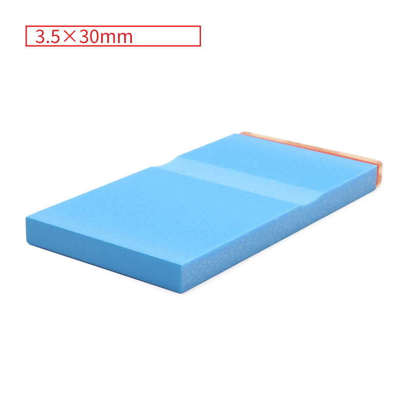 テキスト入稿 カラー台木ゴム印 3.5×30mm