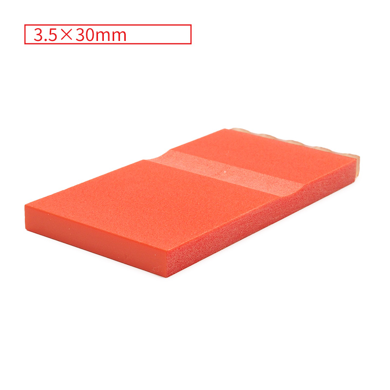 テキスト入稿 カラー台木ゴム印 3.5×30mm