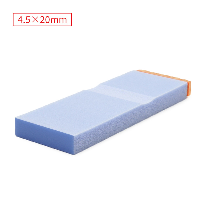 テキスト入稿 カラー台木ゴム印 4.5×20mm