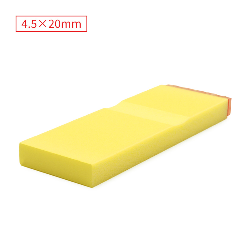 テキスト入稿 カラー台木ゴム印 4.5×20mm