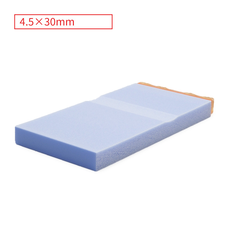 テキスト入稿 カラー台木ゴム印 4.5×30mm