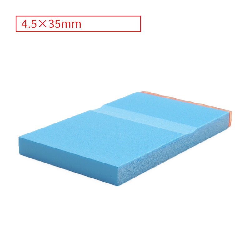 テキスト入稿 カラー台木ゴム印 4.5×35mm