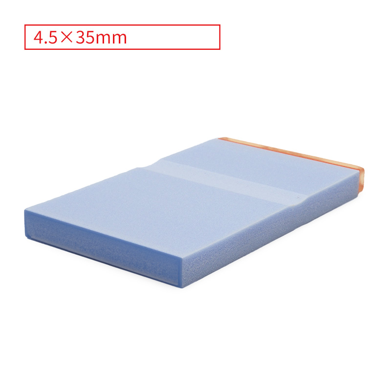 テキスト入稿 カラー台木ゴム印 4.5×35mm