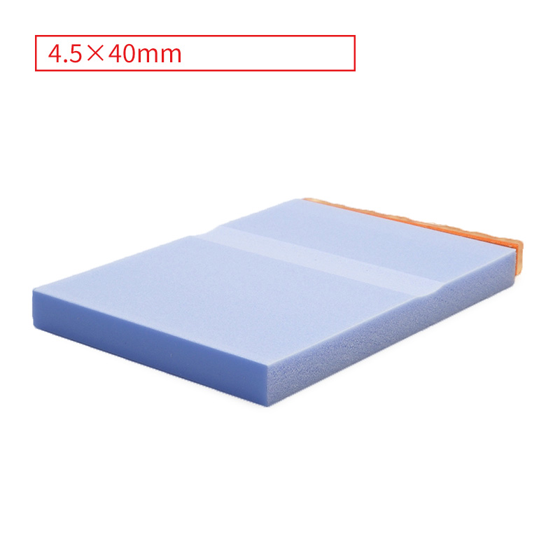 テキスト入稿 カラー台木ゴム印 4.5×40mm