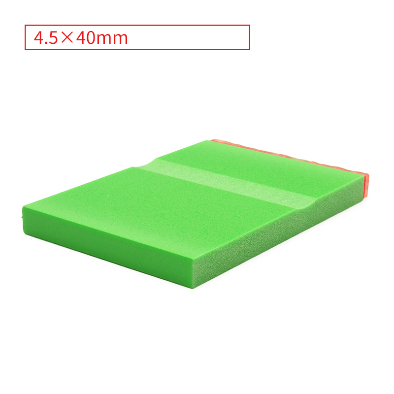 テキスト入稿 カラー台木ゴム印 4.5×40mm