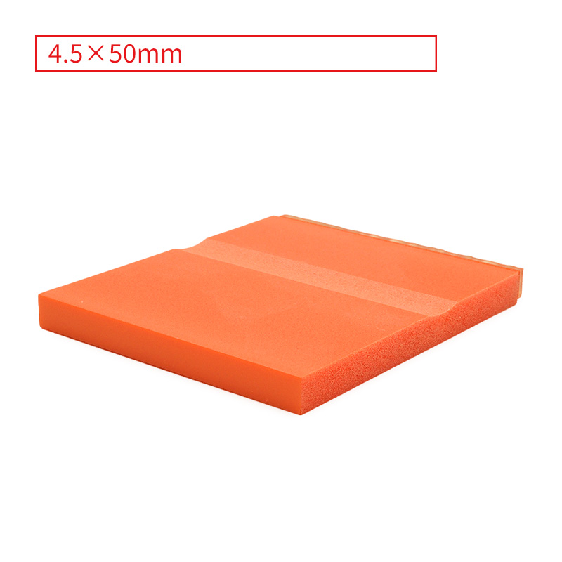 テキスト入稿 カラー台木ゴム印 4.5×50mm