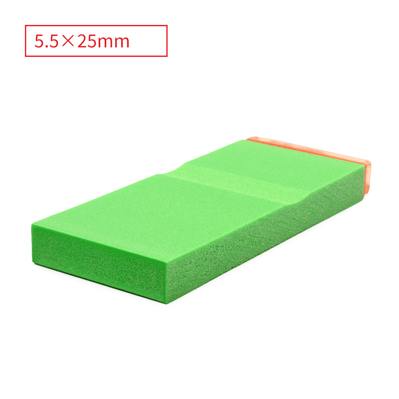 テキスト入稿 カラー台木ゴム印 5.5×25mm