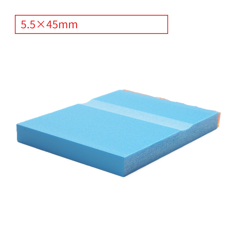 テキスト入稿 カラー台木ゴム印 5.5×45mm
