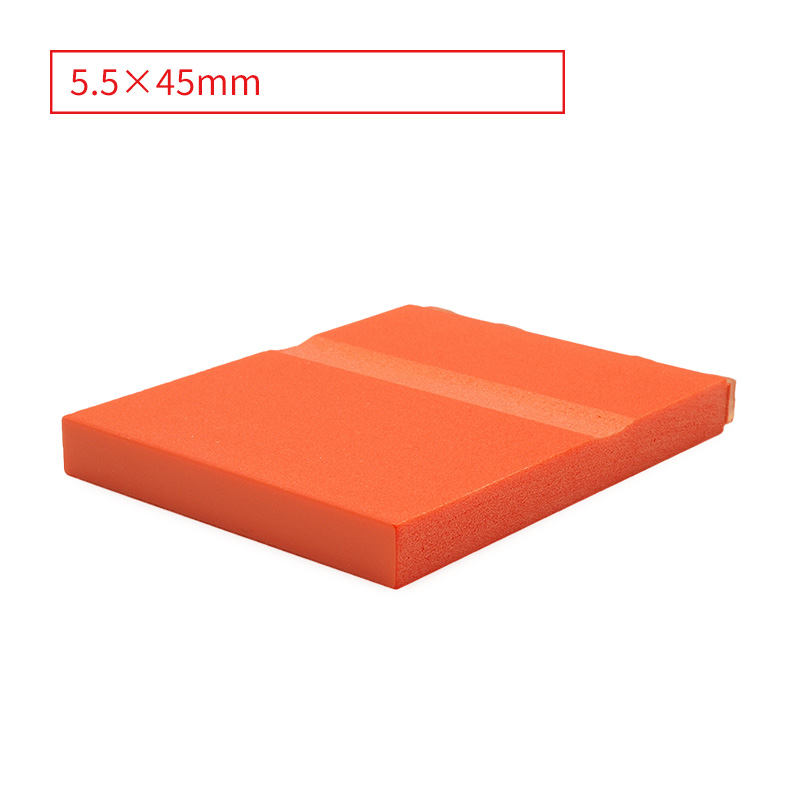 テキスト入稿 カラー台木ゴム印 5.5×45mm