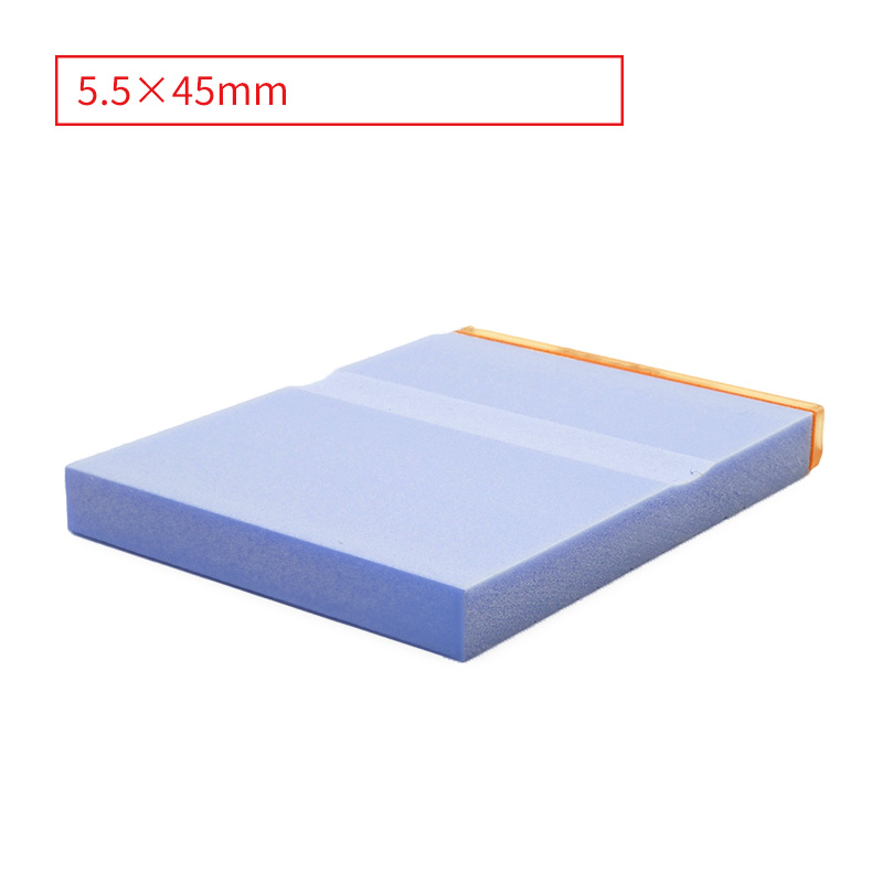 テキスト入稿 カラー台木ゴム印 5.5×45mm