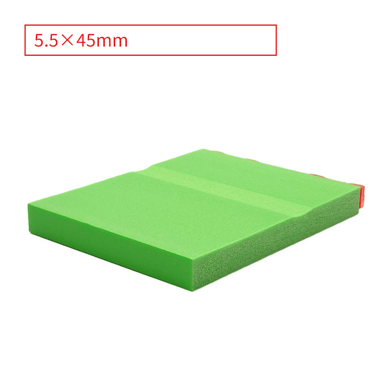 テキスト入稿 カラー台木ゴム印 5.5×45mm