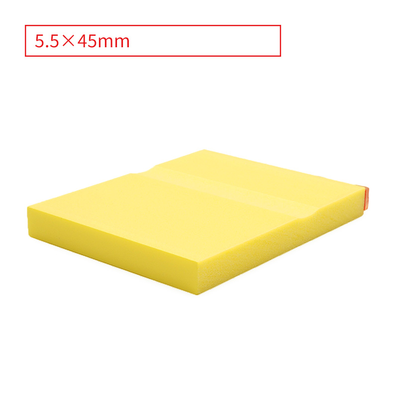 テキスト入稿 カラー台木ゴム印 5.5×45mm