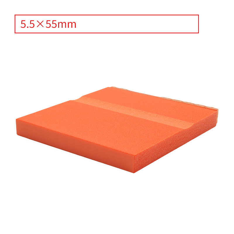 テキスト入稿 カラー台木ゴム印 5.5×55mm