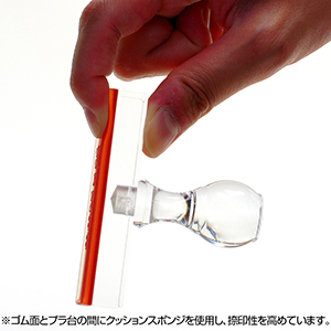 一般用途[感光樹脂]  テキスト入稿 アクリル・プラ台ゴム印 16.5×54mm