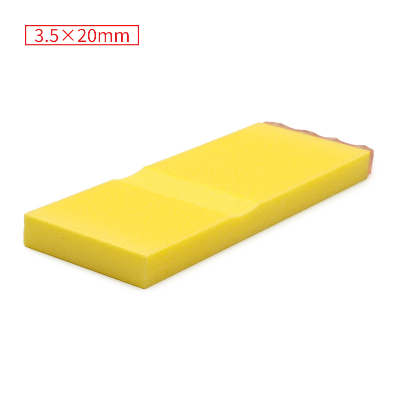 カラー台木科目印 ゴム印サイズ:3.5×20mm