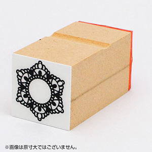 レーススタンプ サイズ：30mm×30mm レーススタンプ5