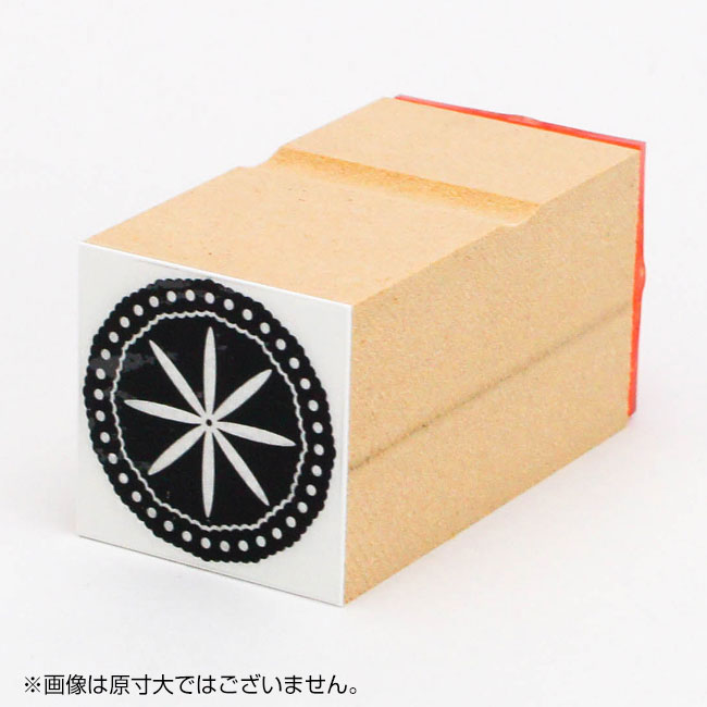 レーススタンプ サイズ:30mm×30mm レーススタンプ15