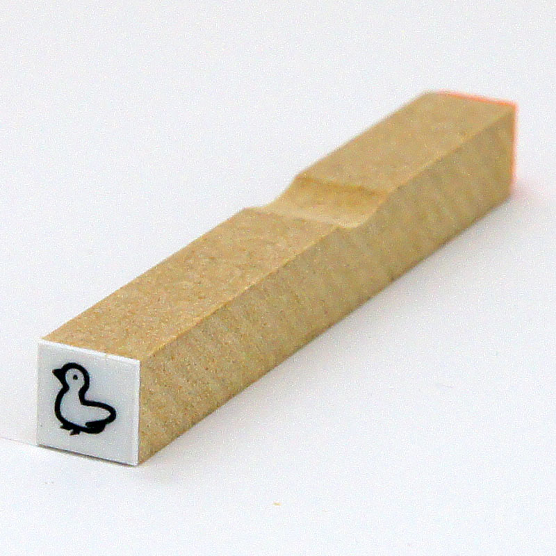 イラストスタンプ サイズ:8mm×8mm あひる