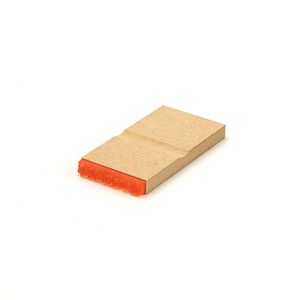 一般用途[感光樹脂]  データ入稿 木台ゴム印 4.5×28.5mm