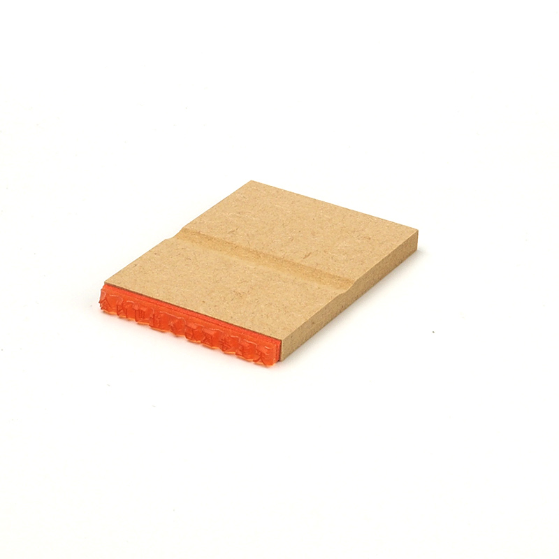 一般用途[感光樹脂]  テキスト入稿 木台ゴム印 3.5×40.5mm