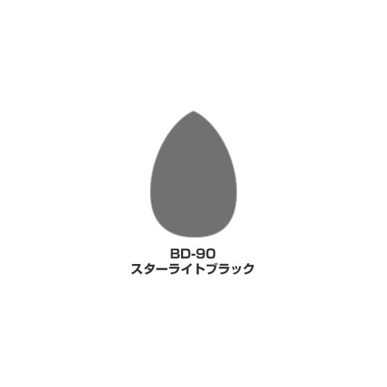 ツキネコ/ブリリアンス・デュードロップ単色/  BD-90/スターライトブラック