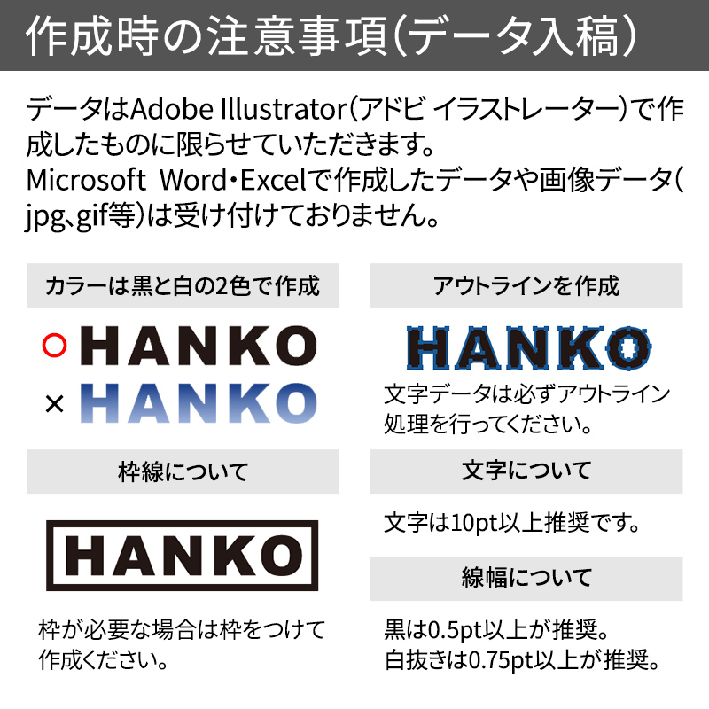 データ入稿 サンスタンパー P型 25×25mm