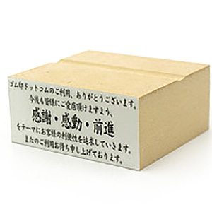 木台ゴム印テキスト入稿28×63mm