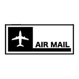 ショップスタンプ AIR MAIL 23×51mm 